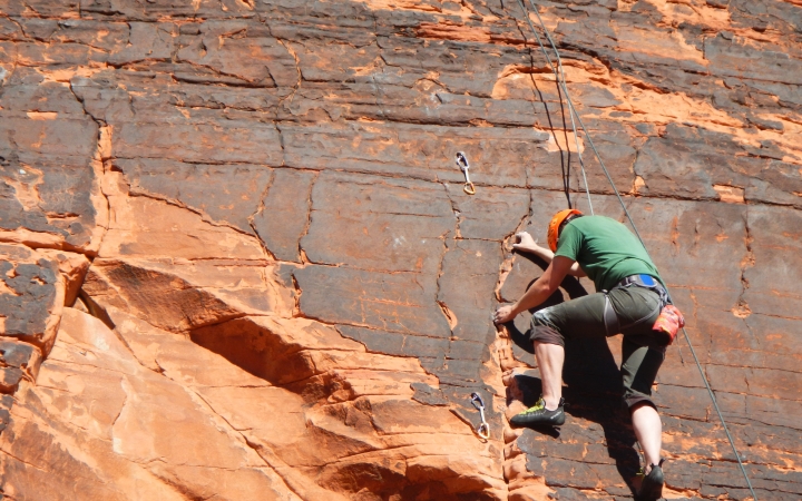 learn to rock climbing in big bend texas